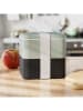 Monbento Lunchbox zwart/groen - 1,7 l