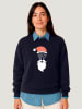 WOOOP Sweatshirt "Dont stop believin" donkerblauw