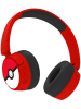 Techkidz Słuchawki nauszne Bluetooth "Pokéball" w kolorze czerwonym
