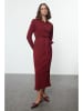 trendyol Gebreide jurk bordeaux