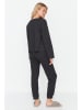 trendyol Piżama w kolorze czarnym