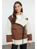 trendyol Übergangsjacke in Camel/ Creme