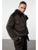 trendyol Teddyjacke in Dunkelbraun