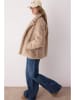 trendyol Kunstfelljacke in Beige