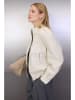 trendyol Kunstlederjacke in Creme