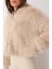 trendyol Kurtka pluszowa w kolorze beżowym