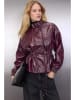 trendyol Kunstleren jas bordeaux