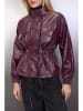 trendyol Kunstleren jas bordeaux