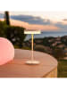lumisky LED-Solar-Tischleuchte ''Vivia Mini'' in Weiß - (H)27 x Ø 12,5 cm