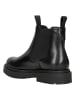 Wojas Leder-Chelsea-Boots in Schwarz