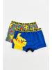 Pokémon 2er-Set: Boxershorts "Pokemon" in Grau/ Blau