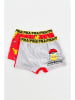 Pokémon 2er-Set: Boxershorts "Pokemon" in Rot/ Grau