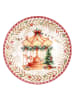 Tognana Podtalerz "Christmas Carousel" w kolorze białym ze wzorem - Ø 30 cm