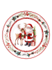 Tognana Platzteller ''Santa Claus'' in Rot/ Weiß/ Grün - Ø 30 cm