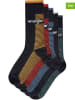 Wrangler 5er-Set: Socken "Brew" in Dunkelblau/ Bunt