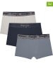 Wrangler 3er-Set: Boxershorts "Montel" in Hellgrau/ Dunkelblau/ Blaugrau