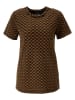 Aniston Shirt in Camel/ Schwarz