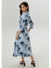 Aniston Kleid in Hellblau/ Dunkelblau