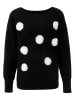 Aniston Pullover in Schwarz