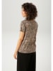 Aniston Shirt in Beige/ Schwarz