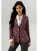 Aniston Blazer bordeaux/blauw/beige