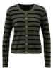 Aniston Cardigan in Khaki/ Schwarz