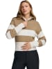 Polo Club Pullover in Hellbraun/ Creme