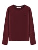 Polo Club Longsleeve in Bordeaux