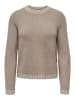 ONLY Sweter w kolorze szarobrązowym