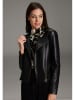 SWING Kunstlederjacke in Schwarz