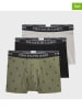 Ralph Lauren Underwear 3er-Set: Boxershorts in Khaki/ Schwarz/ Grau