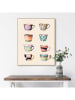 Orangewallz Druk artystyczny "Coffee Cup Deco" w ramce