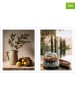 Orangewallz Druki artystyczne (2 szt.) "Italian Set" w ramce