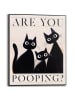 Orangewallz Druk artystyczny "Kittens Looking" w ramce