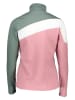 Killtec Funktionslongsleeve "KSW 258" in Grün/ Weiß/ Rosa