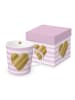 ppd Jumbotasse ''Heart & Stripes'' in Rosa - 400 ml