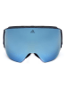 adidas Gogle narciarskie unisex w kolorze błękitno-czarnym