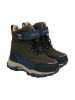 mikk-line Winterboots in Dunkelgrün/ Dunkelblau