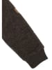 mikk-line Wolljacke in Dunkelbraun