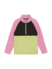 Color Kids Fleece trui geel/zwart/paars