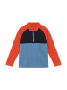 Color Kids Fleecepullover in Blau/ Dunkelblau/ Rot