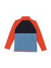 Color Kids Fleecepullover in Blau/ Dunkelblau/ Rot