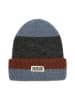 Color Kids Beanie grijs/blauw/lichtbruin