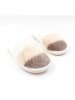 Confly Pantoffels kaki/wit/beige