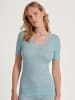 Calida Wełniana koszulka w kolorze błękitnym