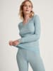 Calida Woll-Longsleeve in Hellblau