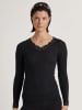 Calida Woll-Longsleeve in Schwarz