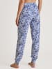 Calida Pyjama-Hose in Blau/ Weiß
