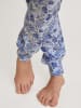 Calida Spodnie piżamowe w kolorze niebiesko-białym