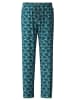 Calida Pyjama-Hose in Blau/ Grün